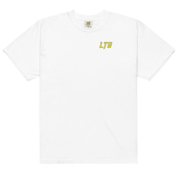 A Shirt in White Color With Yellow Logo